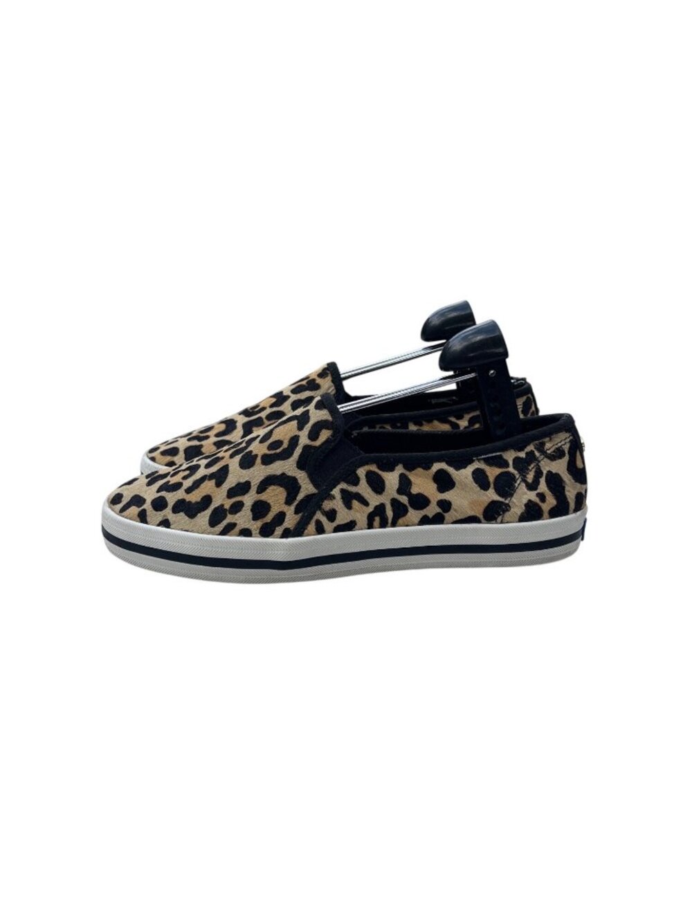 Keds X Kate Spade Leopard Print Slip-On Sneakers Womens Size 8 Canvas Casual Sho